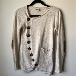 3/30$ Helbow patched cardigan